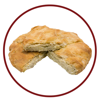 ΚΟΤΟΠΙΤΑ ΣΤΡΟΓΓΥΛΗ - ΚΑΣΕΡΟΠΙΤΑ ΣΤΡΟΓΓΥΛΗ